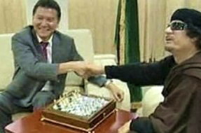 Ilyumzhinov vs. Gadafi Ilyumzhinov vs. Gadafi